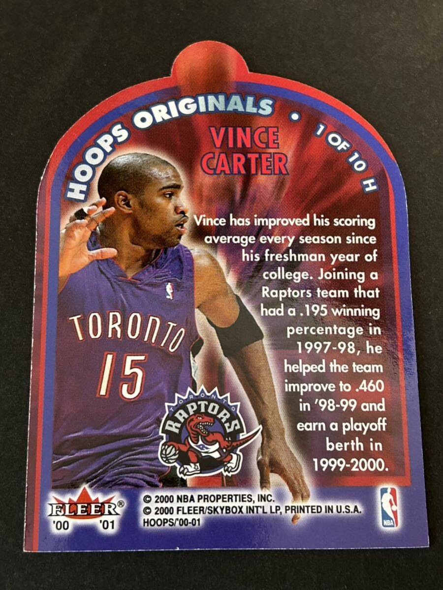 NBA 00-01 HOOPS HOT PROSPECTS ORIGINALS #1H Vince Carterの画像4