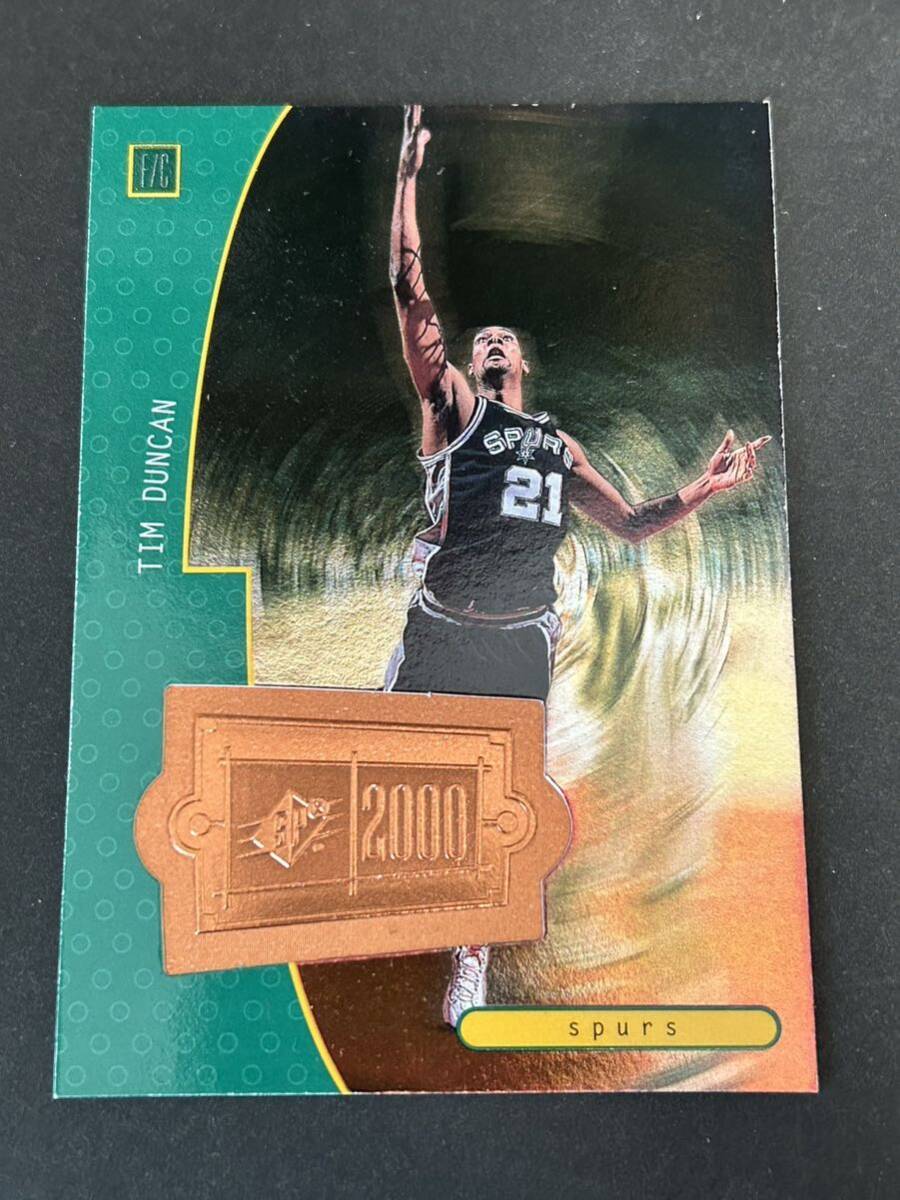 NBA 98-99 UPPER DECK SPX FINITE #154 Tim Duncan 4,050枚限定シリアルナンバー入り ※コンディション注意 3187の画像1