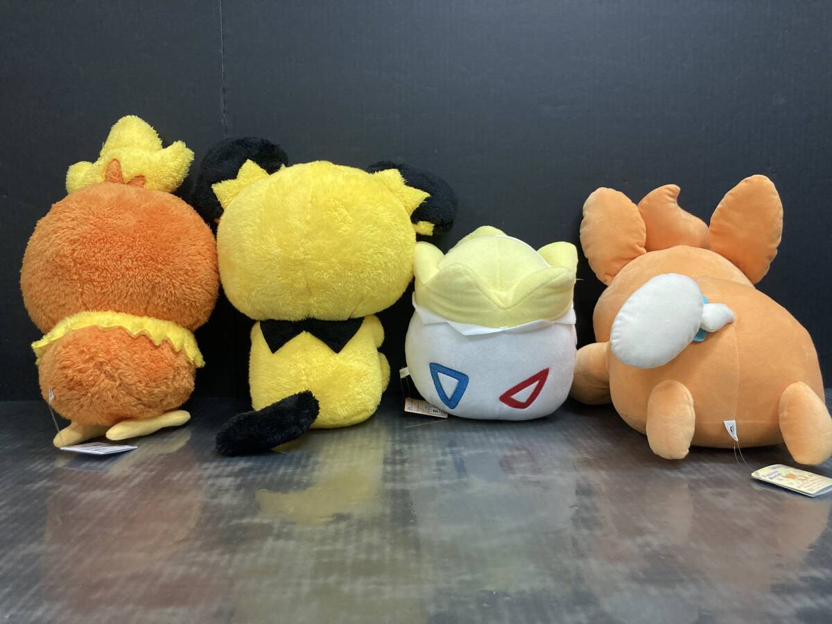 ■【現状品】ポケモン ぬいぐるみ① 8点セット クッション ポーチ/ パモ ピチュー ゲンガー アチャモ トゲピー ニャオハ クワッス 他の画像3