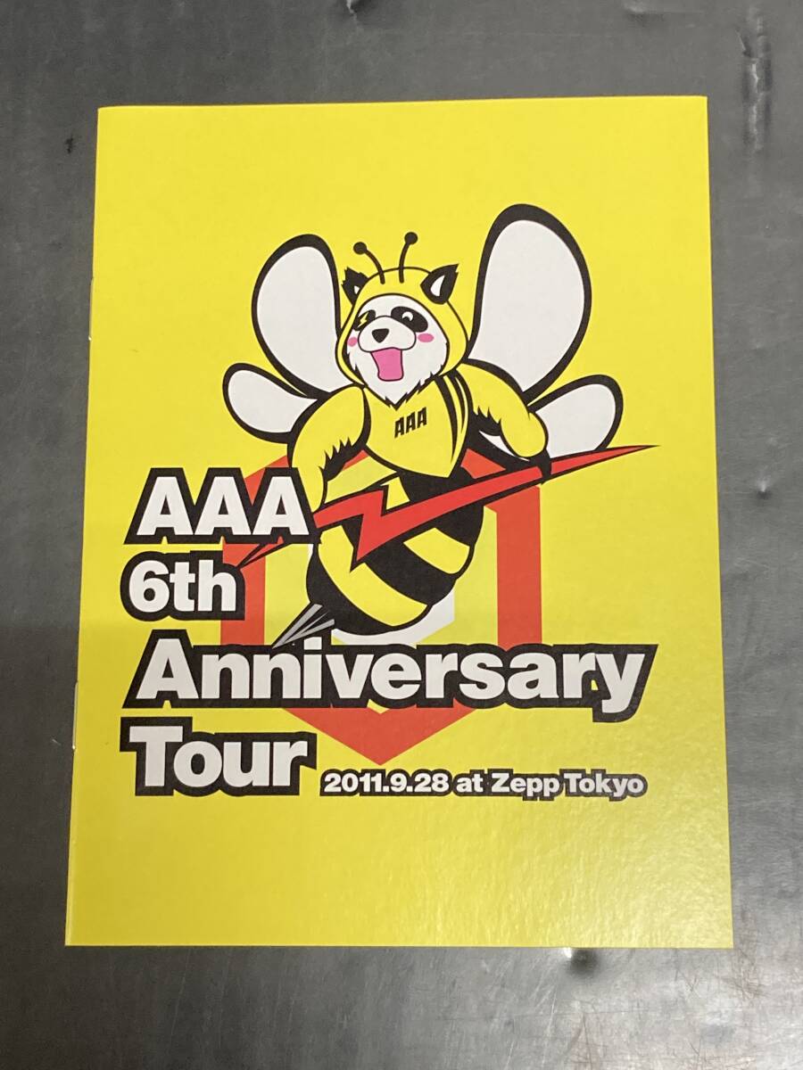 ●【Blu-ray】AAA 6th Anniversary Tour 2011.9.28 at Zepp Tokyoの画像4