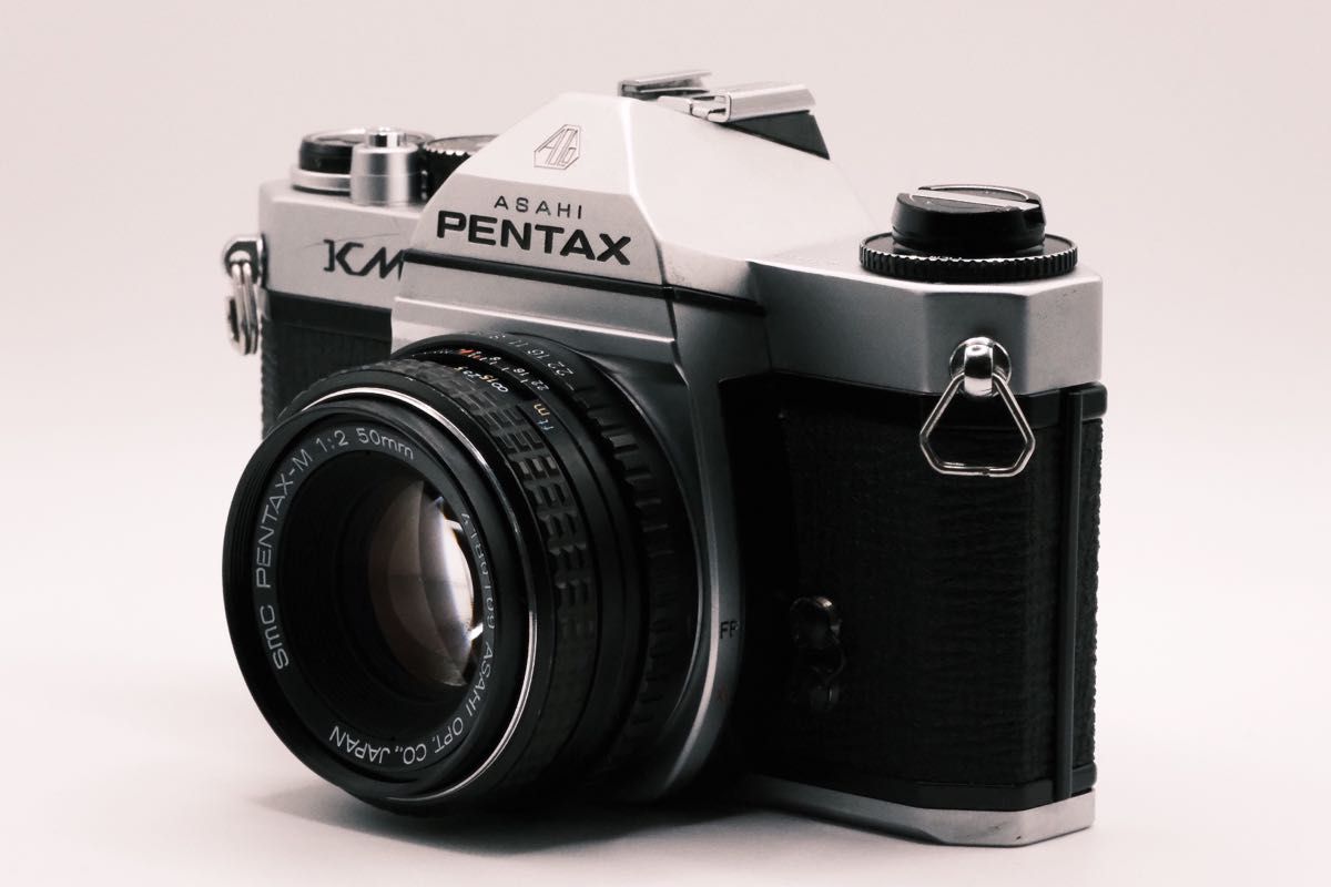 PENTAX KM  ペンタックス レンズ2本付き　フィルム一眼レフ　PENTAX-M  PKマウント