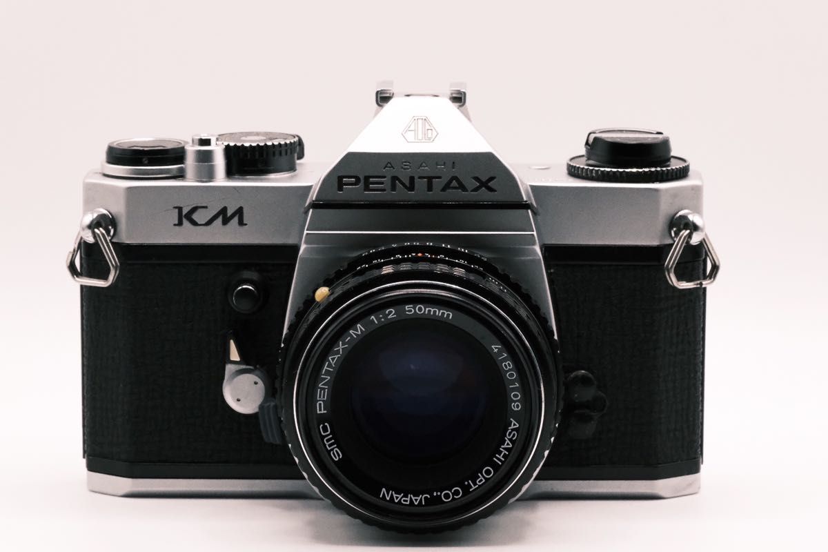 PENTAX KM  ペンタックス レンズ2本付き　フィルム一眼レフ　PENTAX-M  PKマウント