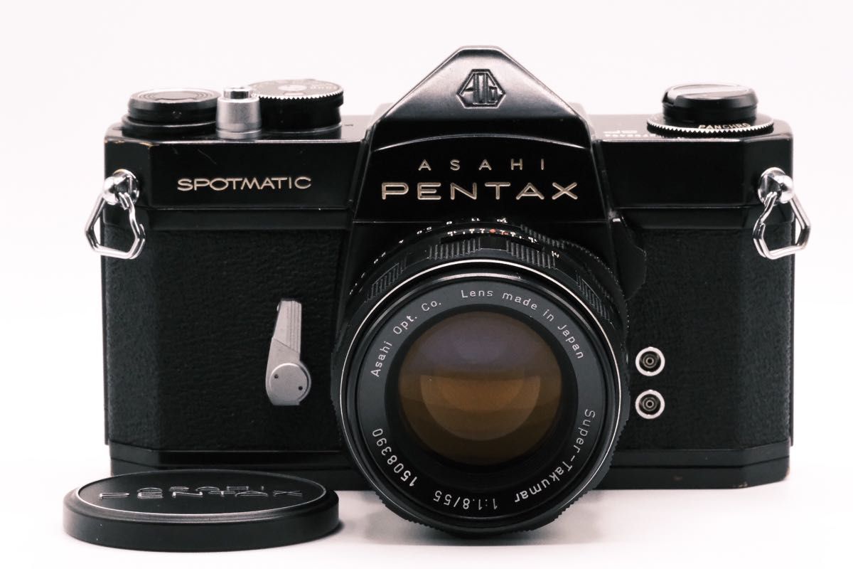 PENTAX SP  ブラック Super Takumar 55mm F1.8   フィルム一眼　スーパータクマー　ペンタックス