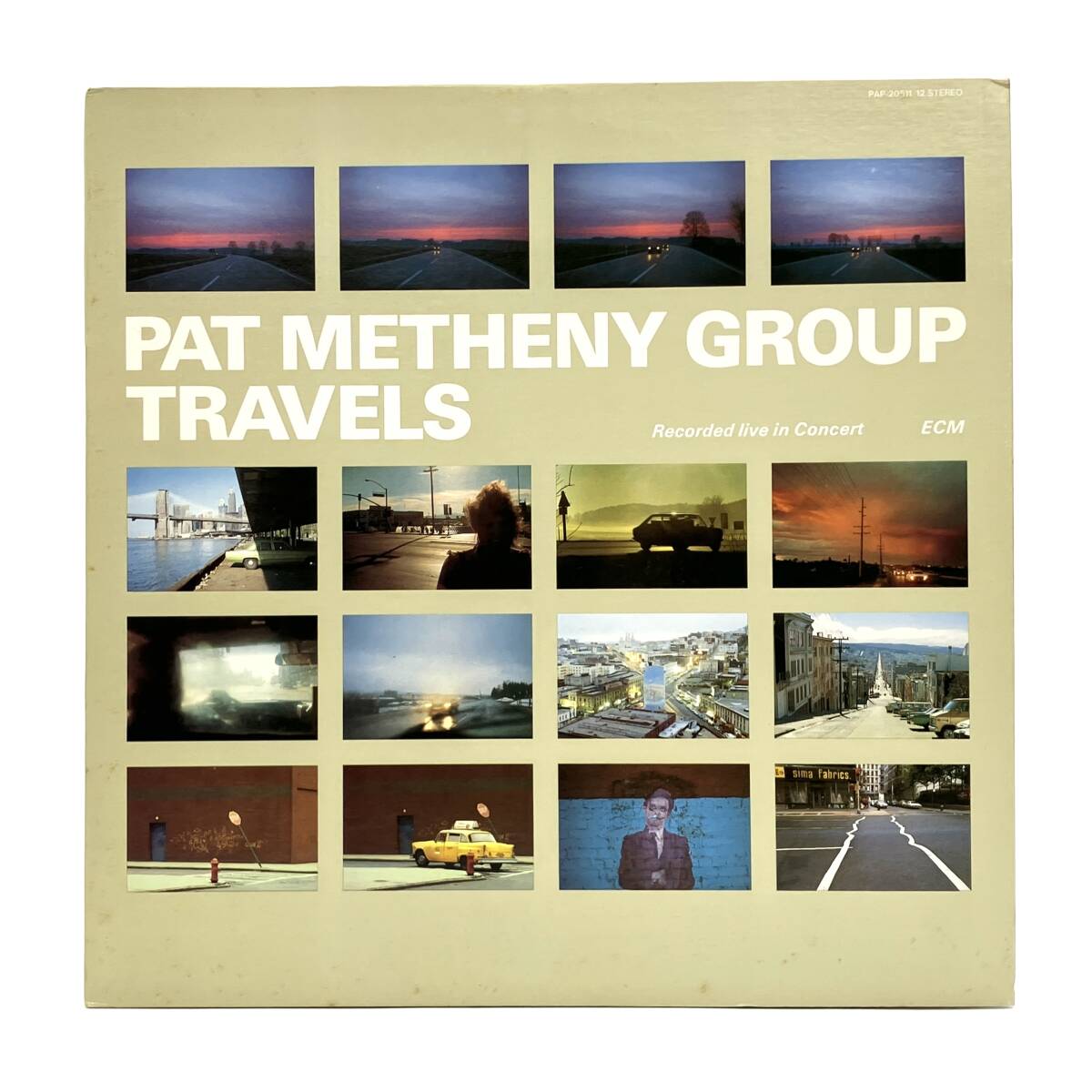 レコード『Pat Metheny Group Travels LP レコード 2枚組』パット・メセニー・グループ トラヴェルズ ライブ 動作未確認 現状品 D-4586_画像1