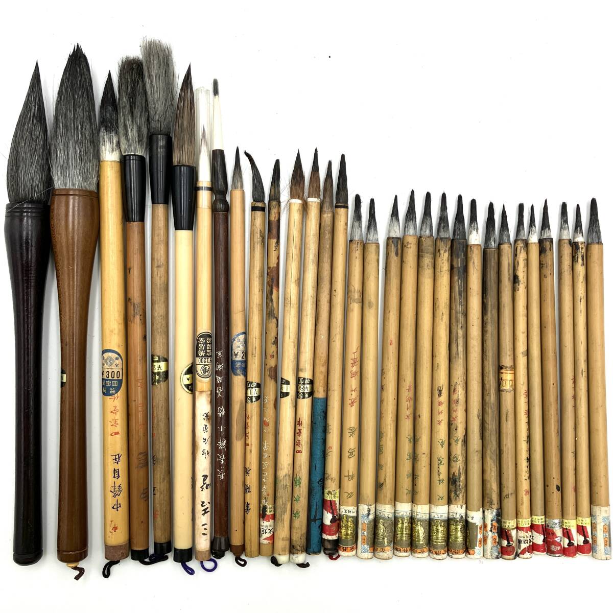 まとめて『硯 墨 筆 など 書道具 大量セット』中国美術 中国製 日本製 書道 古美術 現状品 D-4683_画像2