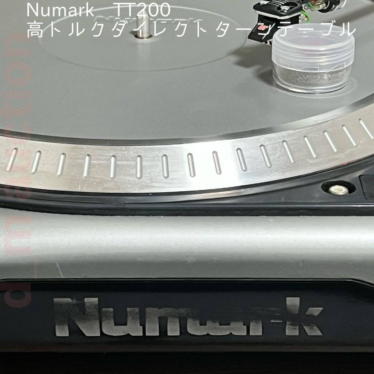 Numark TT200 ダイレクトドライブ ターンテーブル 純正ヘッドシェル+カートリッジ+針付き_画像3