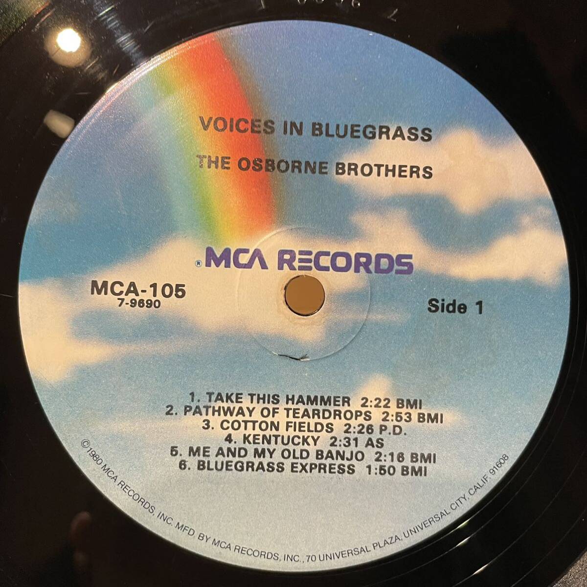 【US盤】 The Osborne Brothers Voices In Bluegrass (1977) MCA-105_画像3