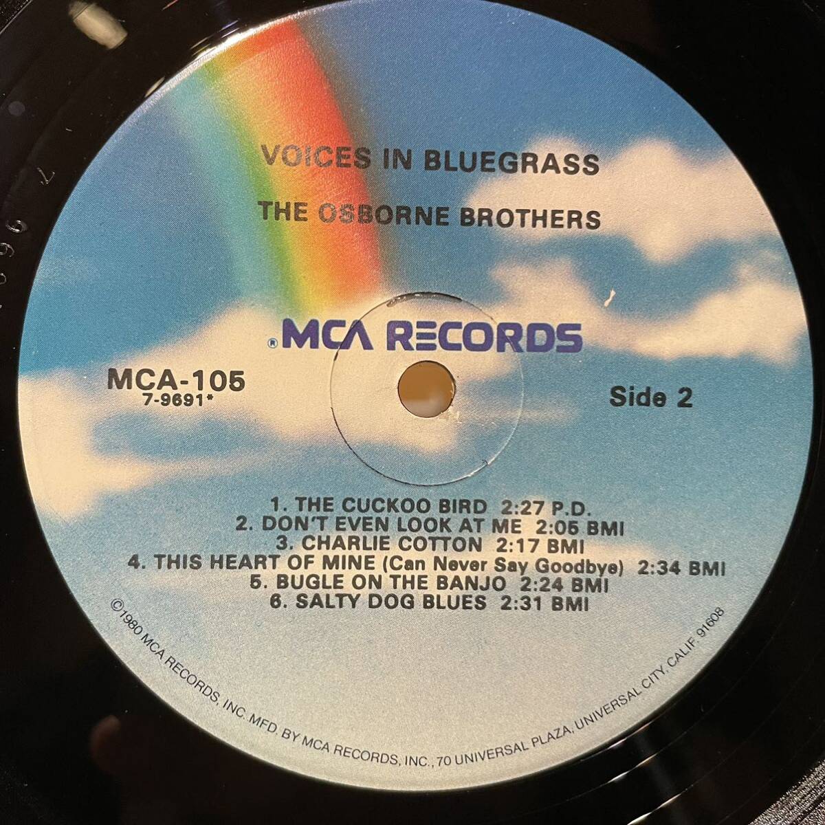 【US盤】 The Osborne Brothers Voices In Bluegrass (1977) MCA-105_画像4