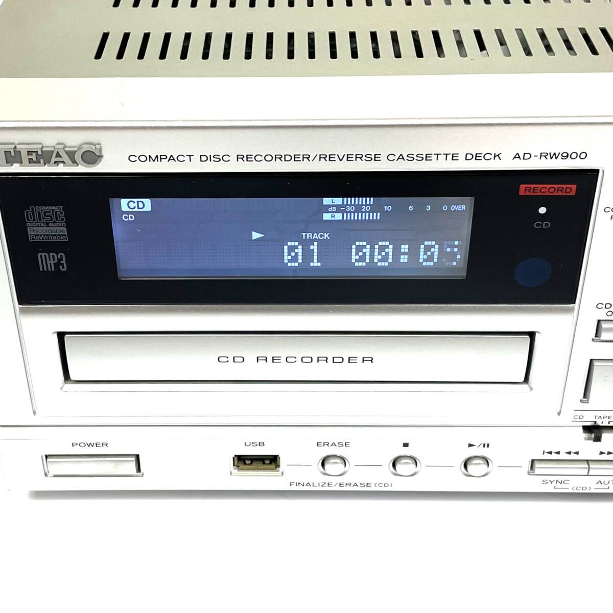 ★☆美品 TEAC AD-RW900 CD/カセットレコーダー USB接続対応 ☆★_画像6