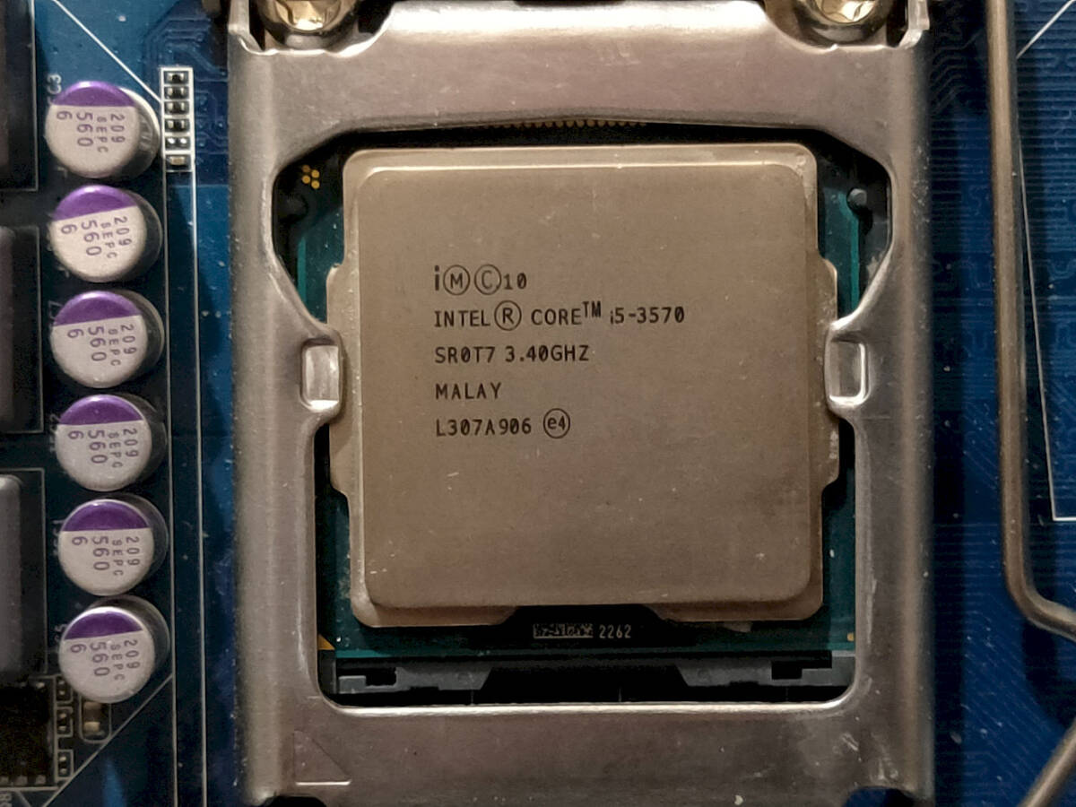 マザーボード CPU メモリ セット INTEL Core i5-3570 GIGA-BYTE GA-B75M-DS3V-JP MEM 8GB LGA1155の画像4