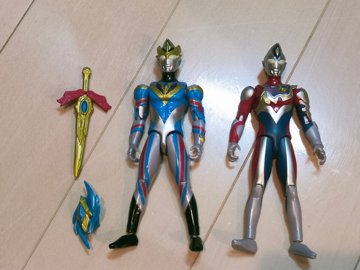 ウルトラアクションフィギュア　ウルトラマンデッカー&ウルトラマンデッカーダイナミックタイプ_画像1