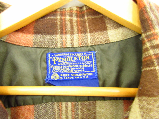 PENDLETON ペンドルトン ウールシャツ チェックシャツ ウールシャツジャケット MADE IN USA 中古品 ◆100264_画像2