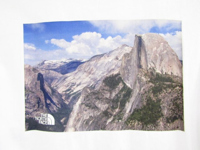 THE NORTH FACE ザ・ノース・フェイス Square Yosemite Tee スクエアヨセミテレティー 白 NT32331A Sサイズ 中古品 ◆4936_画像2