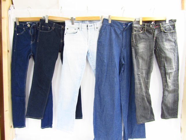 デニム ボトム レディース 30点 LEVI'S EDWIN GrbA GU 他 まとめ売り 大量 ■5056の画像4