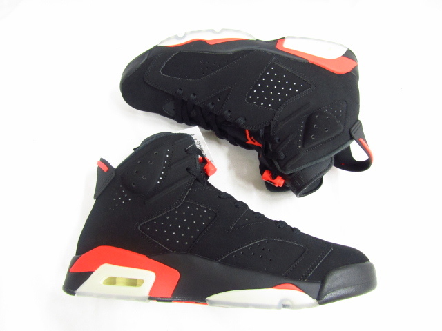 未使用 NIKE AIR JORDAN6 BLACK INFRARED ナイキ エアジョーダン インフラレッド 384664-060 28.0cm BOX有り 未使用品 ★130248の画像3