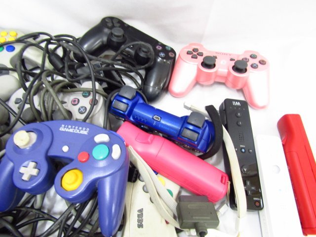 1円スタート 任天堂 SFC Wii GAMECUBE PS PlayStation セガサターン コントローラー 他 まとめ売り 本体 1スタ ジャンク品 ◆5285の画像3