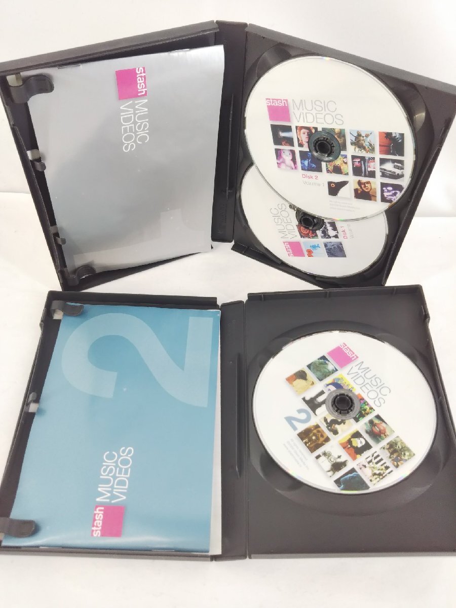 STASH MUSIC VIDEOS COLLECTION 1-2 DVD 再生未確認 ジャンク2本まとめセット ジャンク品【1円スタート】_画像4