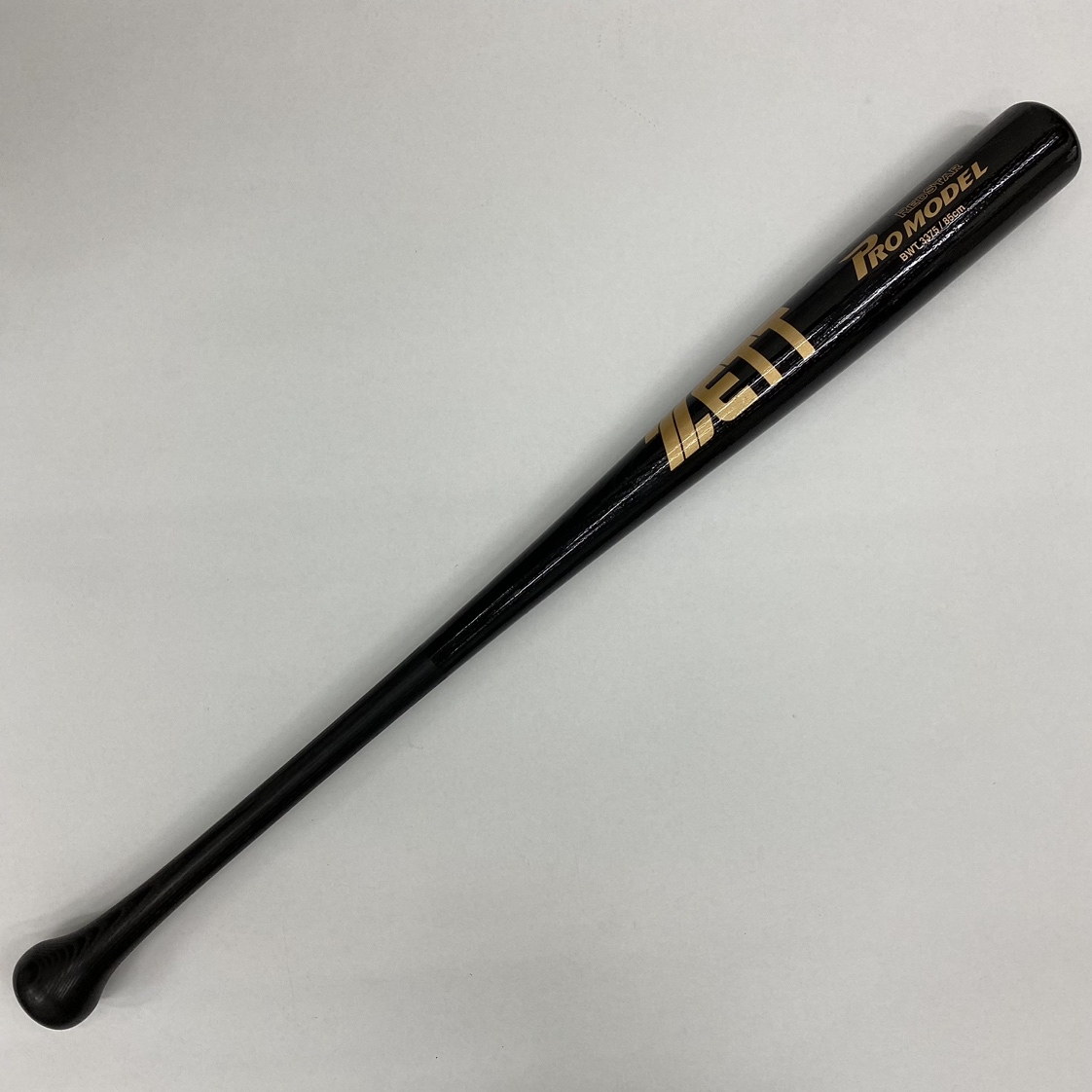 ko0409/05/62 1円～ ZETT ゼット PRO MODEL REDSTAR 一般軟式用 木製バット 野球 BWT3375/85cmの画像1