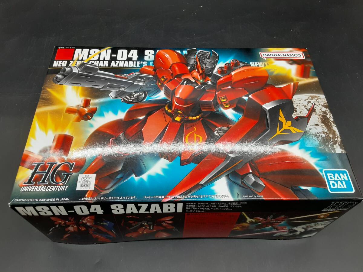 ta0419/20/34 未組立 プラモデル 1/144 HGUC MSN-04 サザビー 機動戦士ガンダム 逆襲のシャア BANDAI SPIRITS_画像1