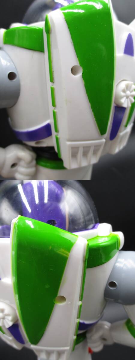 ay0421/05/31 現状渡し ディズニー PIXAR トイストーリー4 バズラトイヤー 自動シャボンマシーン BUZZ LIGHTYEAR BUBBLE MACHINEの画像8