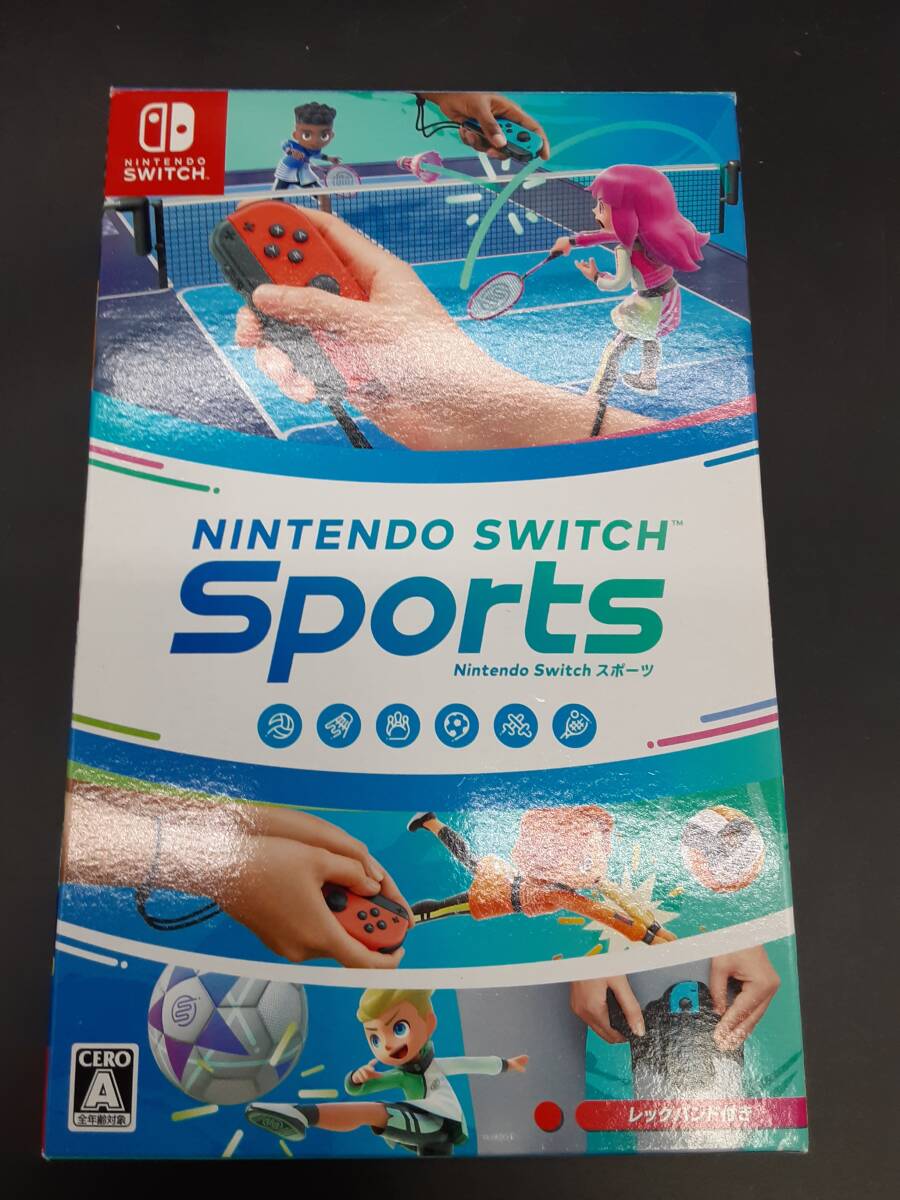 ta0414/14/20 中古品 動作確認済 ニンテンドースイッチソフト Nintendo Switch Sports レッグバンド付き ニンテンドー スイッチ スポーツ_画像1