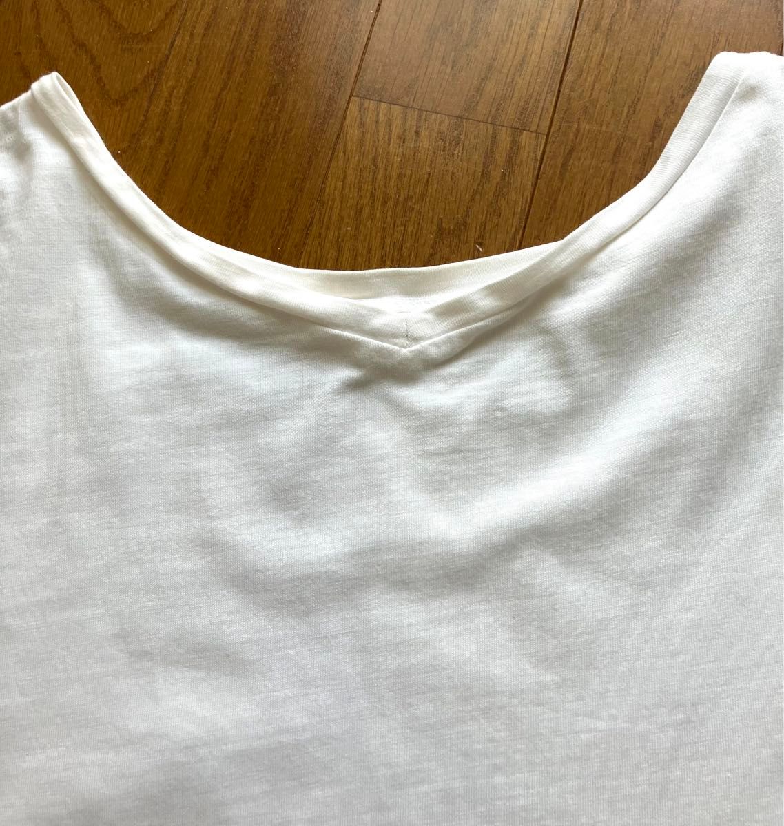 OPAQUE.CLIP  白　半袖　Tシャツ　コットン100%  40／Lサイズ  オペークドットクリップ