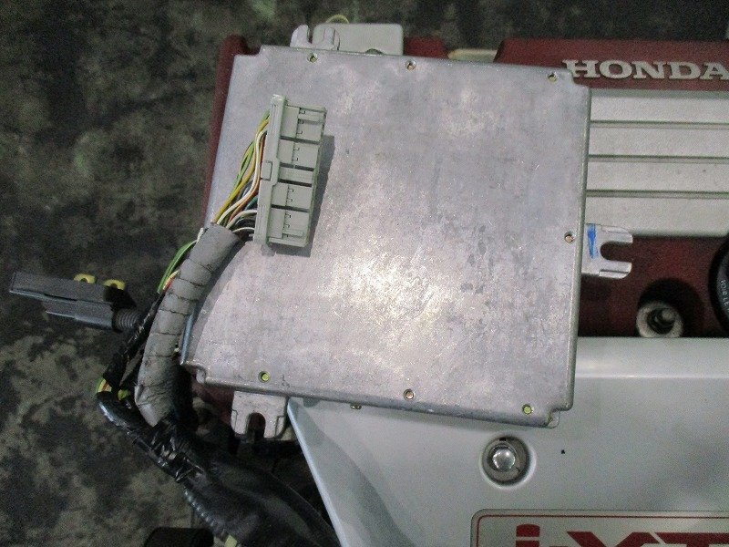 EP3 シビック タイプR K20A VTEC 赤ヘッド エンジン ECU 補機類付 オイル漏れ有,ジャンク 23277【個人宅送料別途加算・パレットM2サイズ】の画像8