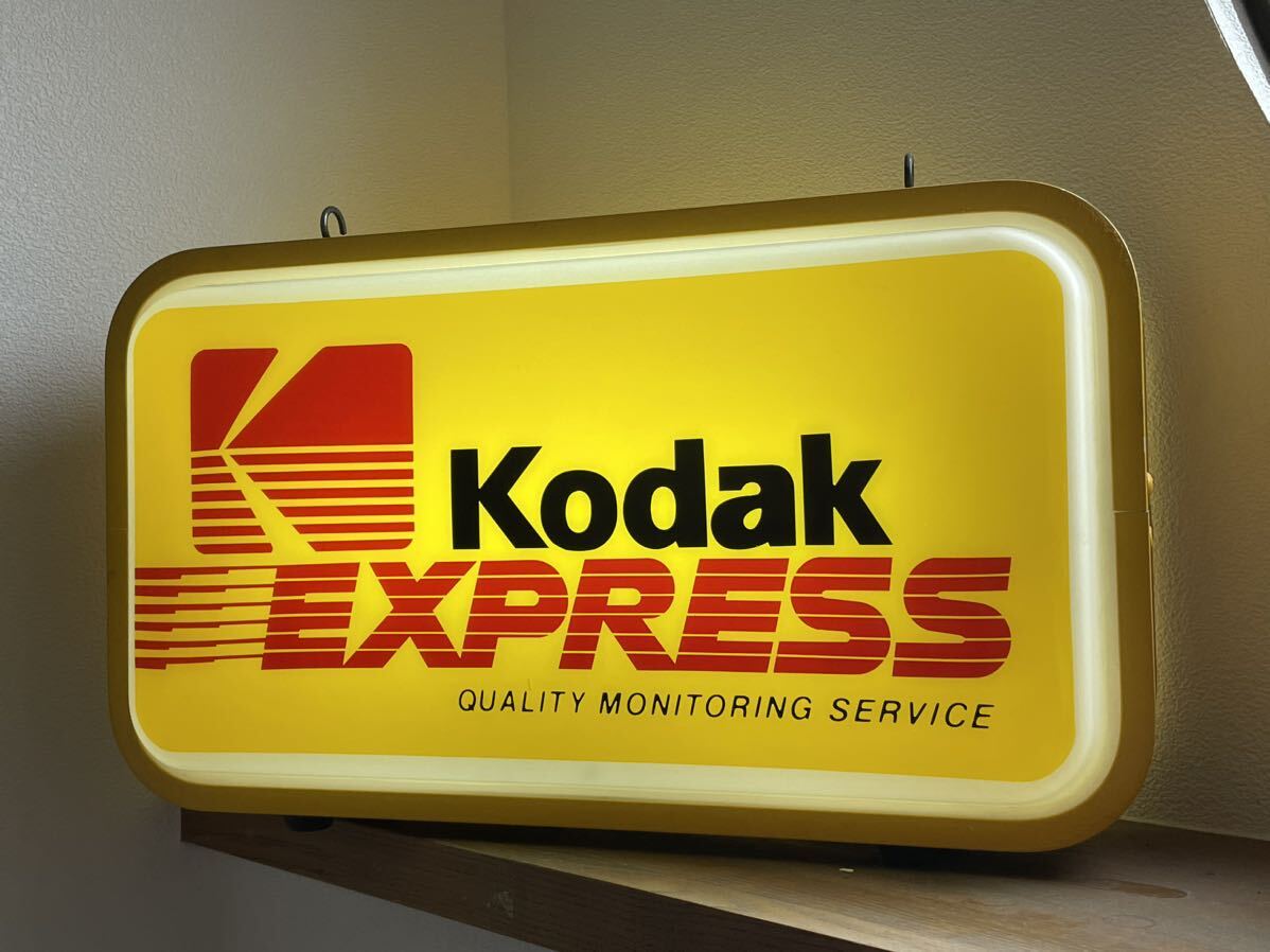 コダック 看板 Kodak 蛍光灯の入ったディスプレイ インテリア 雑貨 写真店の画像3