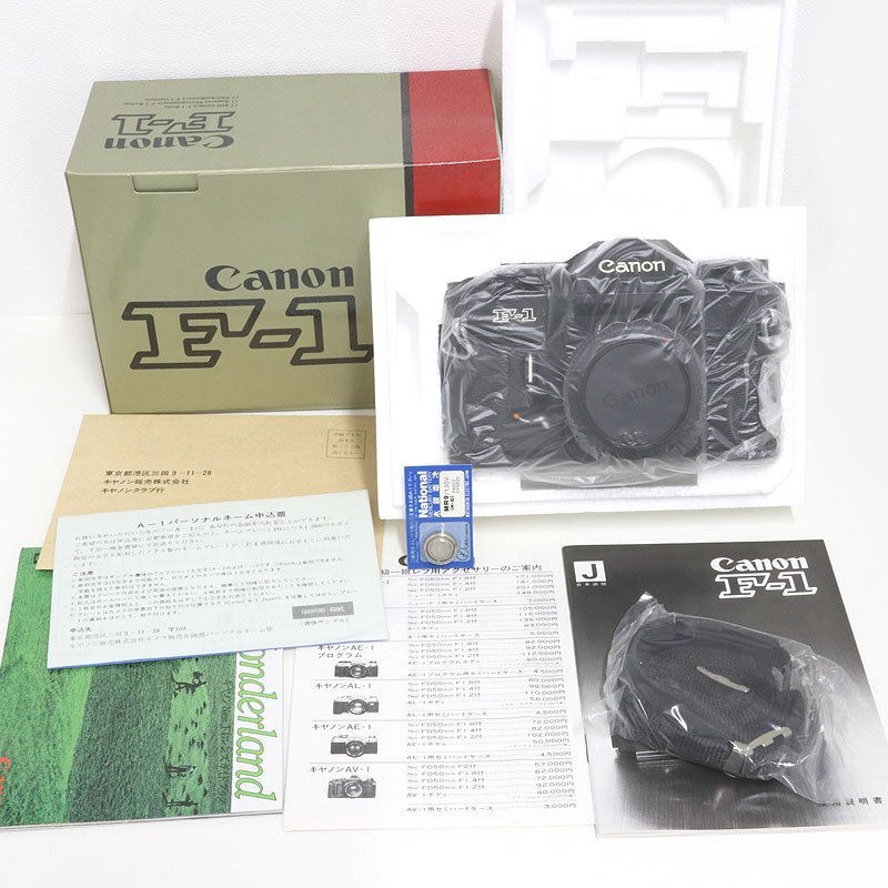 未使用品！1円スタート！ Canon キャノン F1 後期 フィルム カメラ （質屋 藤千商店）の画像1