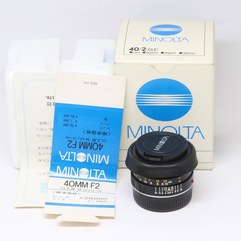美品！ MINOLTA ミノルタ CLE 40ｍｍ F2 レンズ（質屋 藤千商店）の画像1