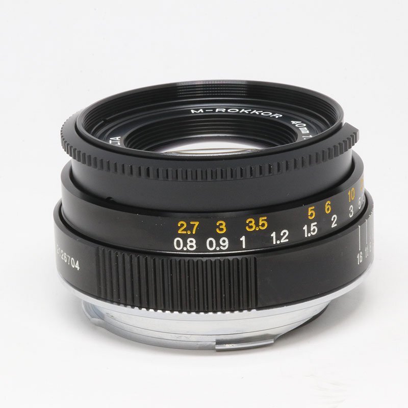 美品！ MINOLTA ミノルタ CLE 40ｍｍ F2 レンズ（質屋 藤千商店）の画像6