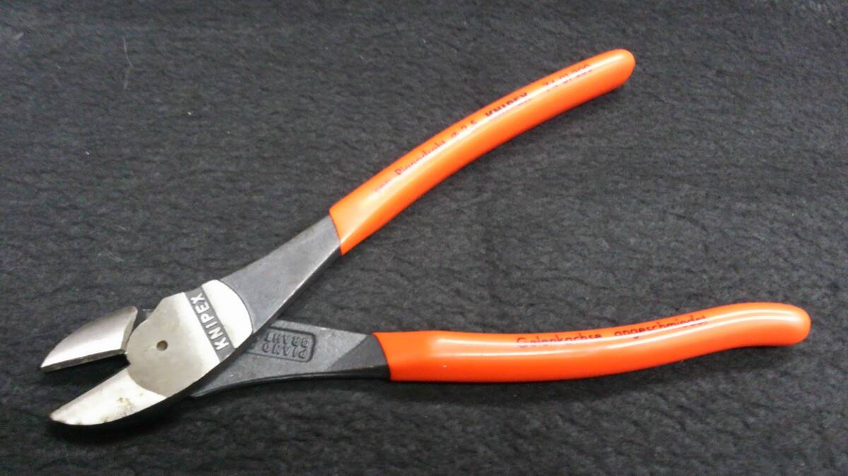 ＜06046＞ クニペックス KNIPEX ニッパー 7401200 美品 GERMANYの画像2