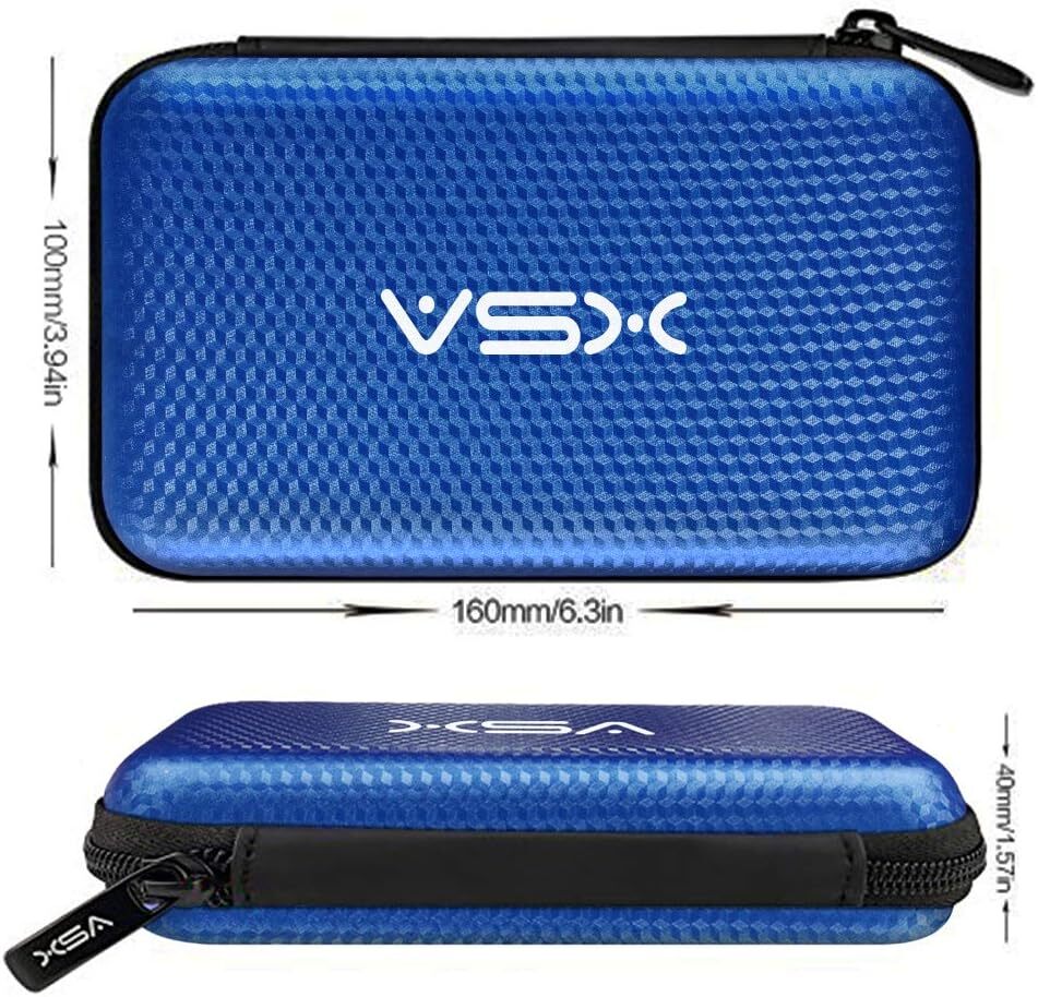 ★V5X 2.5インチHDD収納バッグ ポータブル収納ケース 外付けハードディスク保護収納ケース　２個セット_画像7