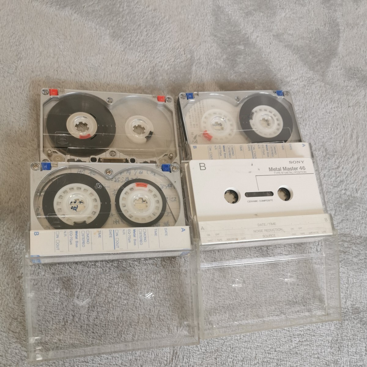 カセットテープ 8本 TDK MA-R 60 MA-R 46 ソニー Metal Master 46 maxell UD 60 他 AD 46 C60 Victor RZ 60の画像2