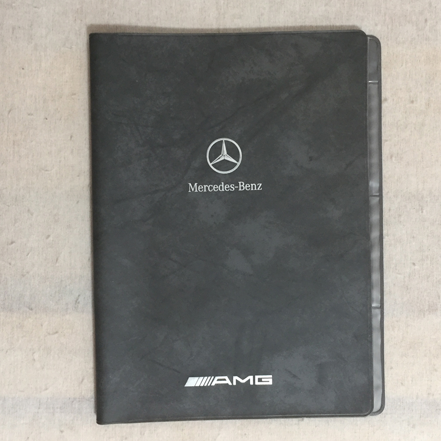 AMG ダイムラークライスラー Mercedes-Benz メルセデスベンツ 純正 車検証ケース サイズ約21×16cmの画像1