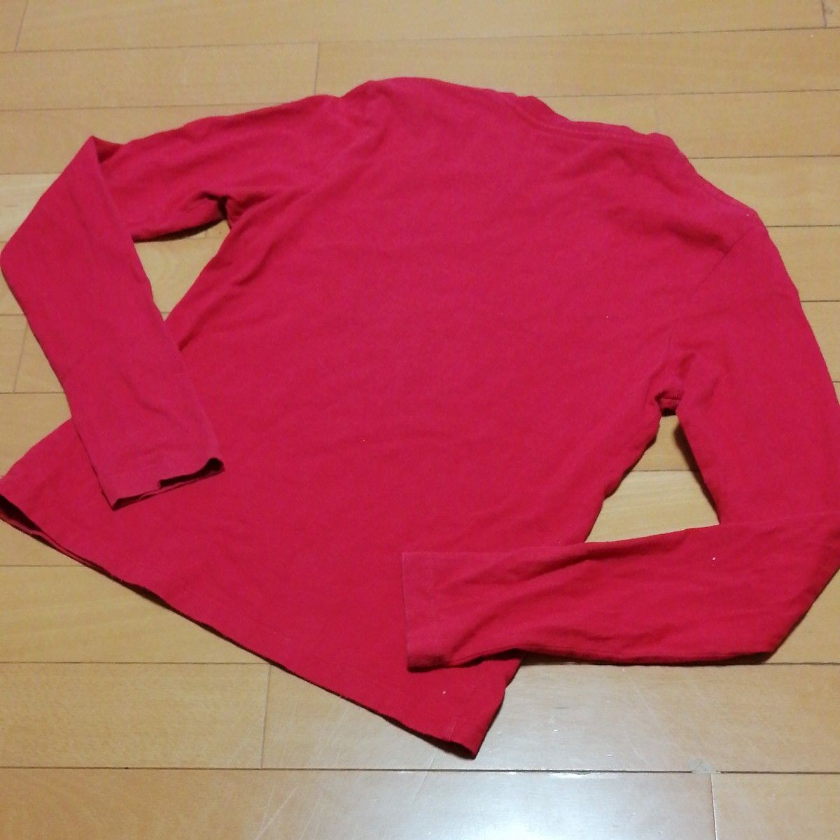 TOMMY JEANS★ 長袖 Tシャツ tommy girl カットソー　Sサイズ　赤色　 トップス