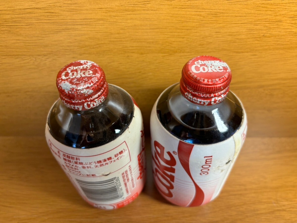 [ супер редкий новый товар нераспечатанный ] Coca Cola Cherry coke daruma бутылка Showa Retro подлинная вещь содержание ввод 2 шт. комплект 