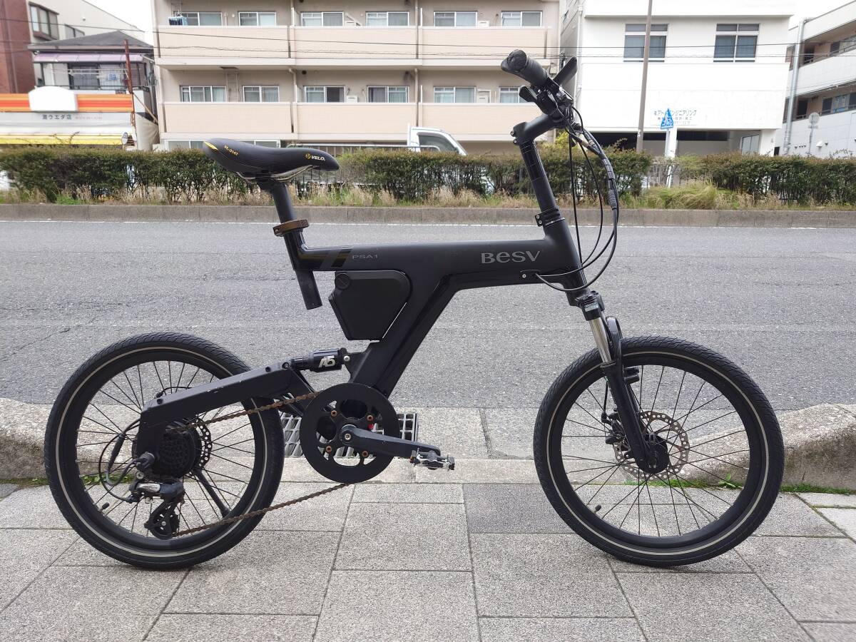 ■BESV　PSA1　ベスビー　電動アシスト自転車　（バッテリー、充電器新品）積算走行距離2355km■神戸市■引き取り可能■_画像1