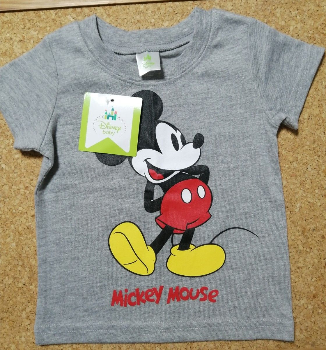 ミッキー&ミニーマウス 80T シャツ ２枚セット