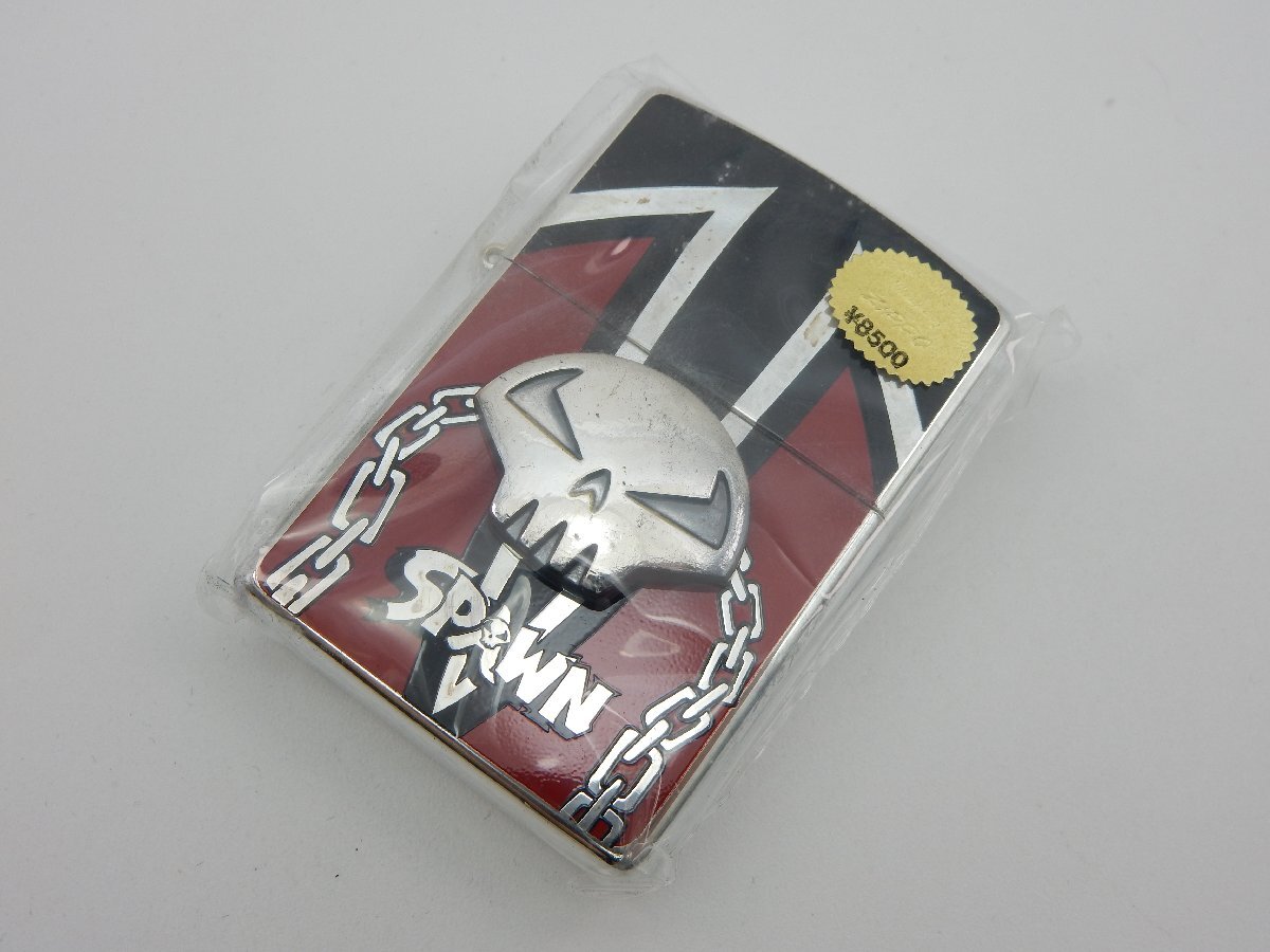 未使用品 Zippo SPAWN スポーン メタル貼り AC-001 1997 現状で 1の画像7