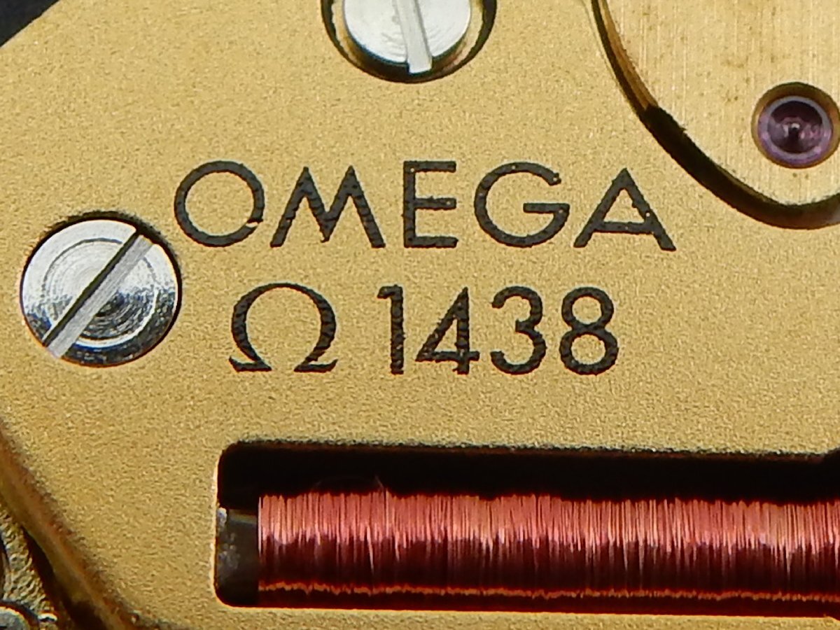 OMEGA オメガ Seamaster シーマスター デイト ムーブメント クォーツ Cal 1438 ジャンク 1の画像9