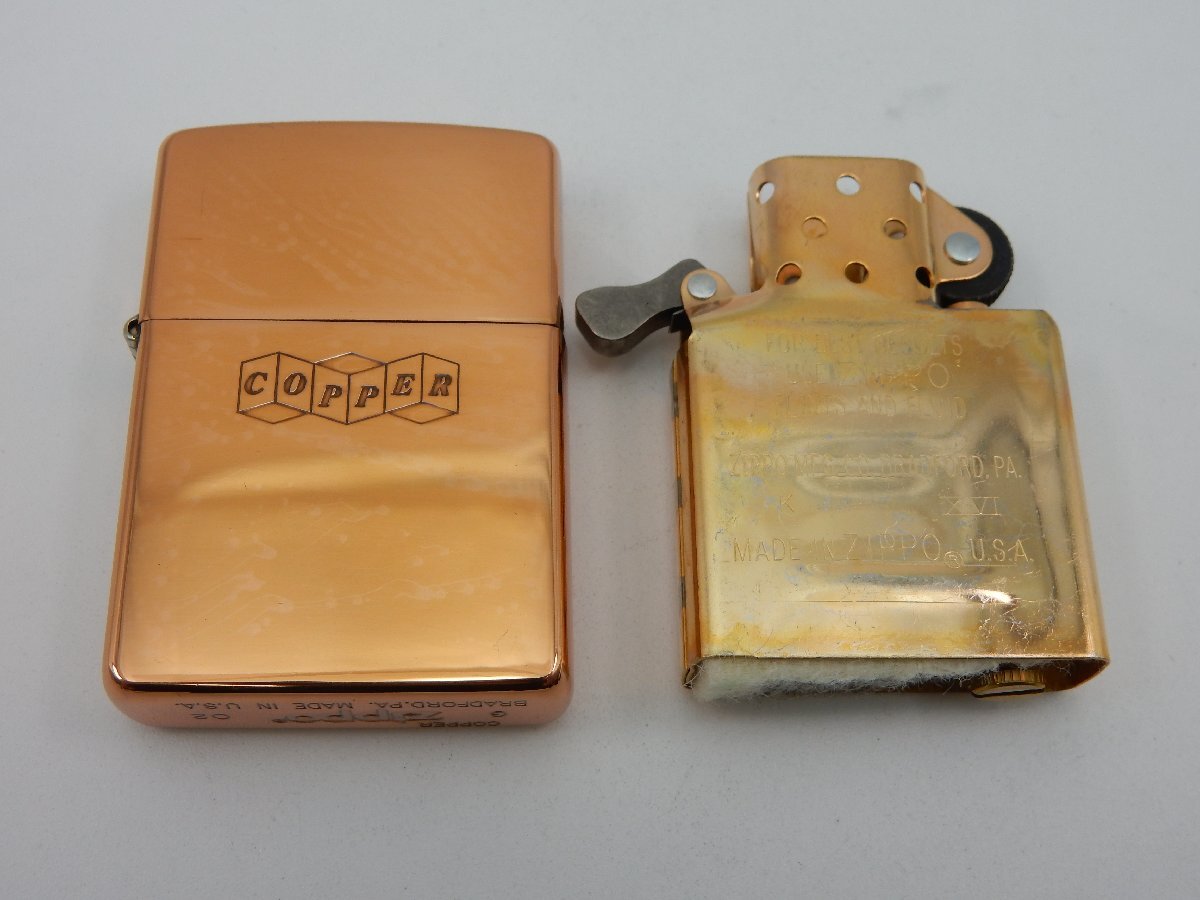 未使用品？Zippo Solid Copper ソリッドカッパー 2002 3の画像7