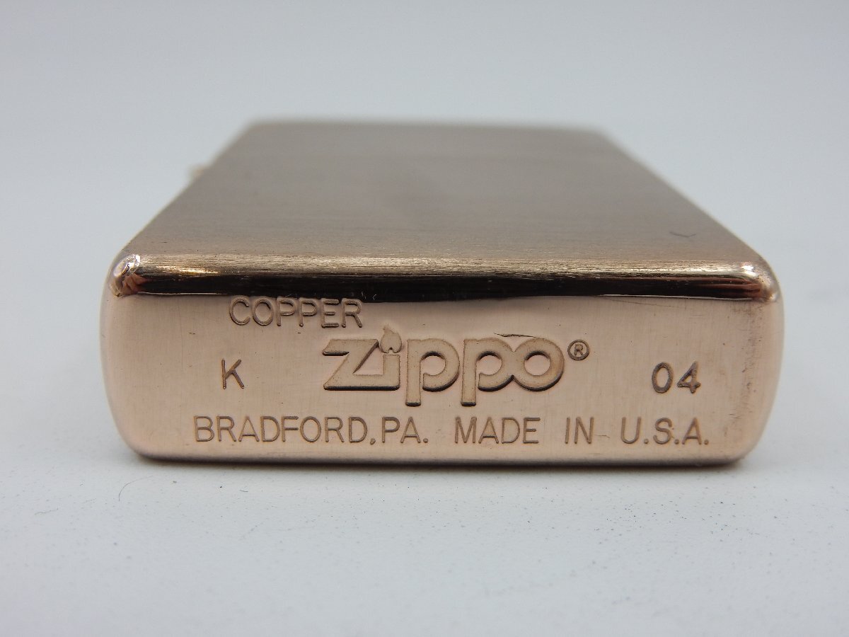 未使用品？Zippo Solid Copper ソリッドカッパー 2002 4の画像5