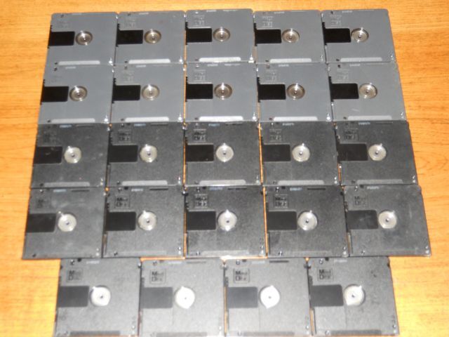 (S61) MD ミニディスク 中古 初期化済 SONY MDW 60 2種 24枚セット ケース無し の画像2