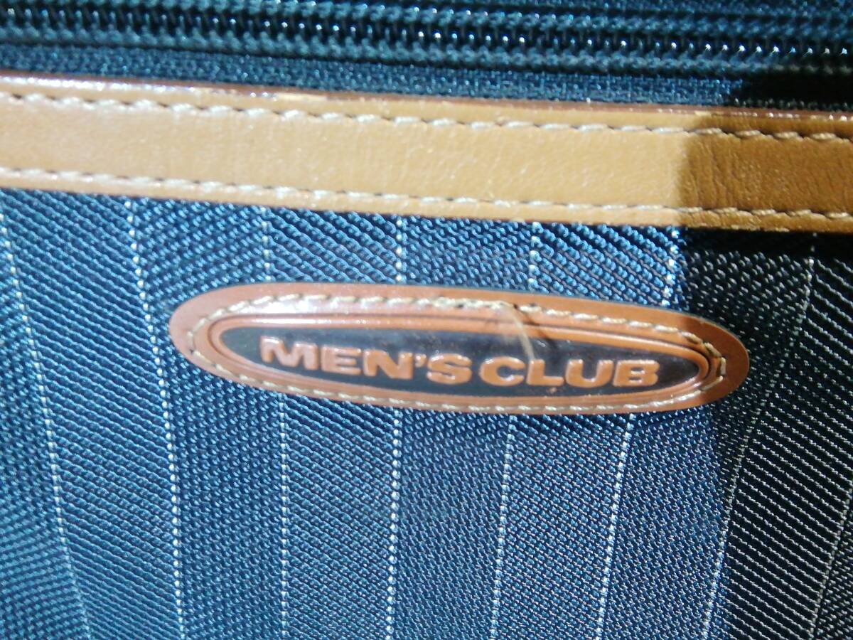 セカンドバッグ/メンズ 「MEN‘S CLUB」 横手持ち部分 日本製 【幅24cm/高さ15cm/マチ9cm】の画像2