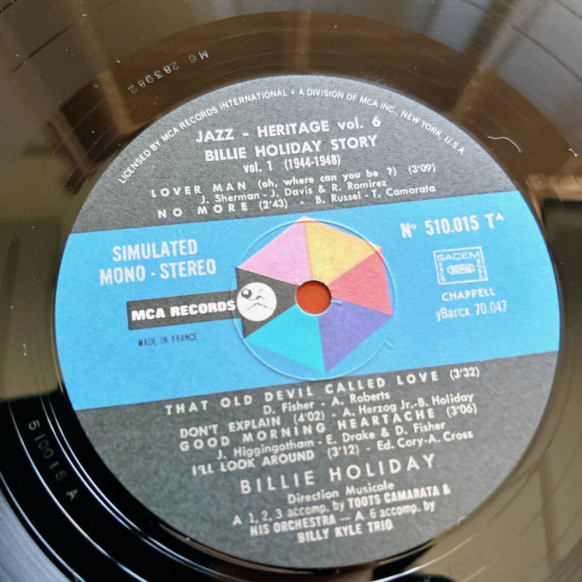 1円スタート LP レコード 2枚セット BILLIE HOLIDAY STORY 1944 - 1948 , 1949 - 1950 / JAZZ ビリーホリデー の画像4