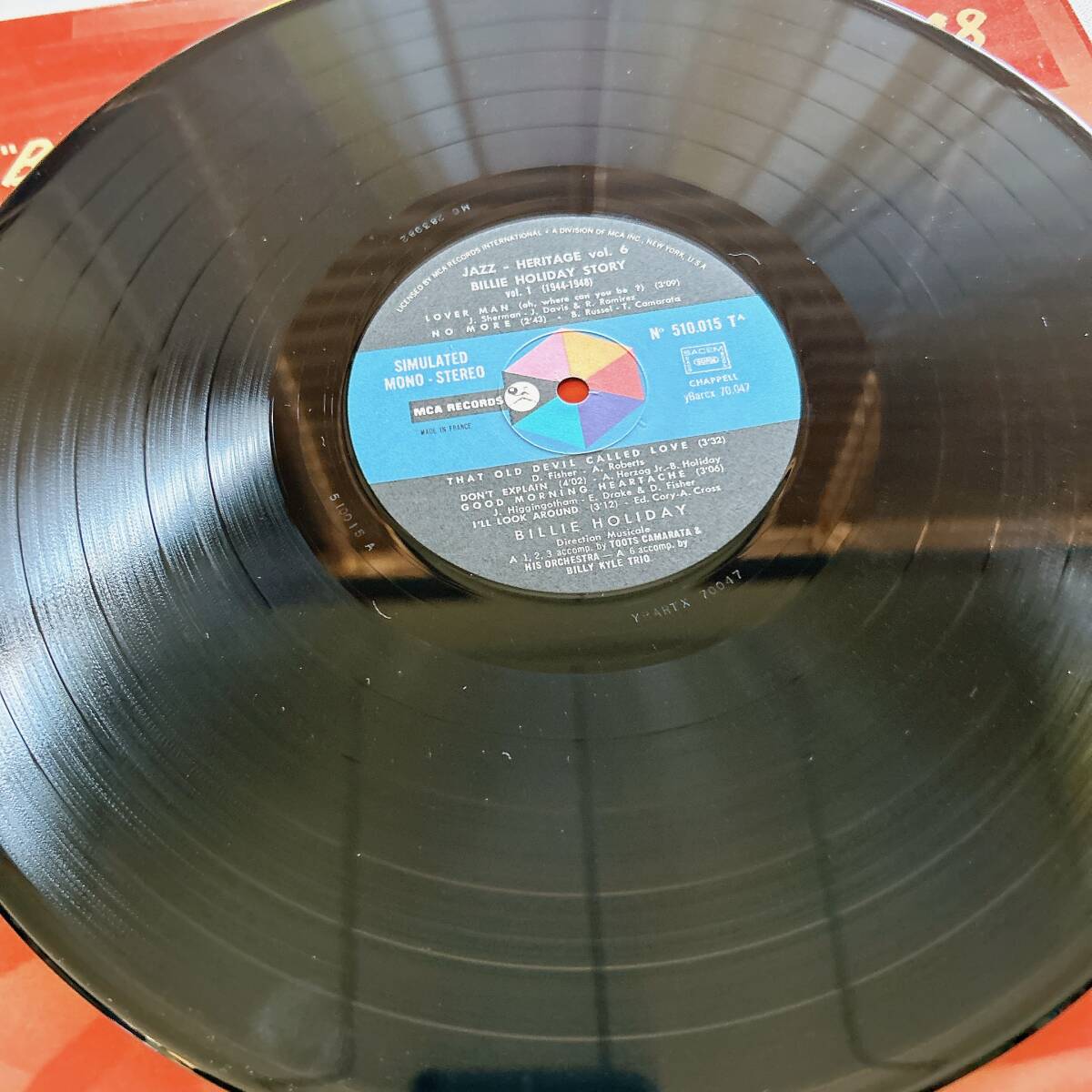 1円スタート LP レコード 2枚セット BILLIE HOLIDAY STORY 1944 - 1948 , 1949 - 1950 / JAZZ ビリーホリデー の画像3
