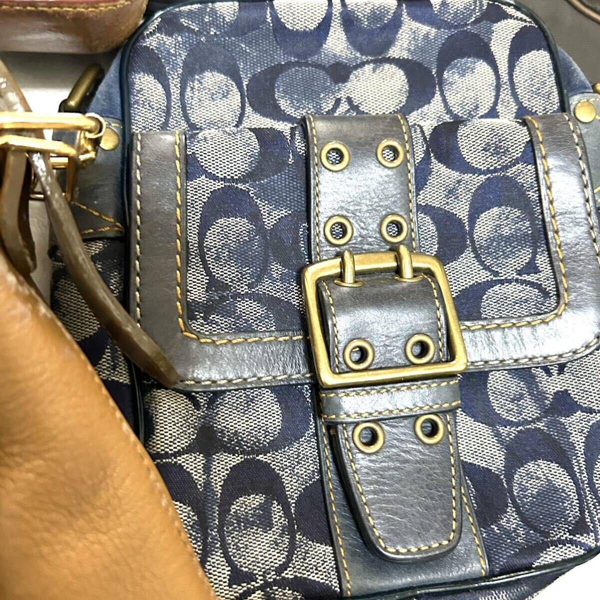 1円スタート！ブランドバッグ 小物 15点まとめ売り LOUIS VUITTON ルイヴィトン コーチ サルヴァトーレフェラガモ エトロ イヴサンローランの画像9