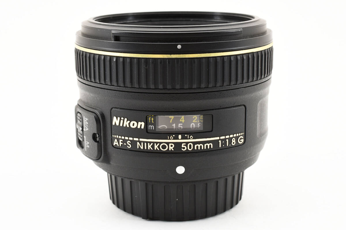 [ ultimate beautiful goods ] Nikon Nikon AF-S NIKKOR 50mm F1.8 G single burnt point lens **