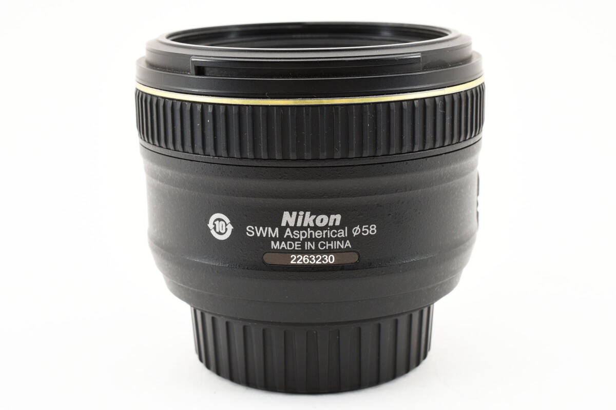 [ ultimate beautiful goods ] Nikon Nikon AF-S NIKKOR 50mm F1.8 G single burnt point lens **